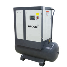 APCOM 2021 hot sale 7.5KW 10HP  rotary screw air compressor with dryer 500L